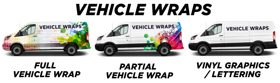 Full Vehicle Wraps & Vinyl Graphics Lettering