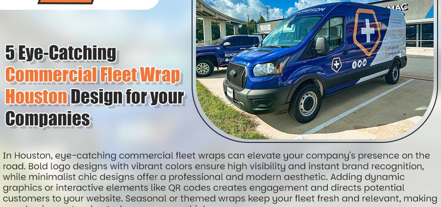 Commercial Fleet Wrap Houston